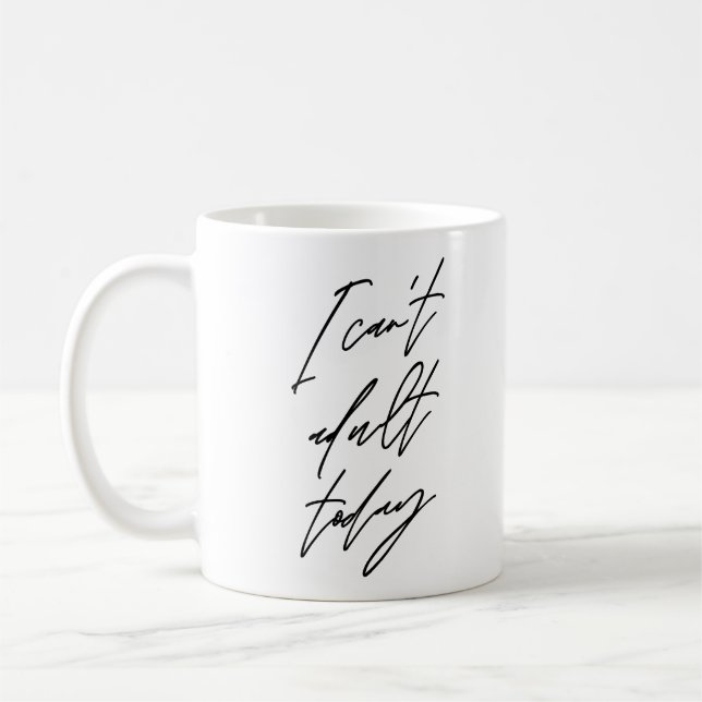 Ich kann heute nicht sarkastisch erwachsen werden kaffeetasse (Links)