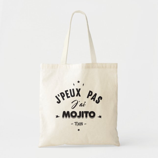 Ich kann ich habe mojito tragetasche (Vorne)