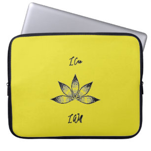 Ich kann, ich werde Inspirierende Entschlossenheit Laptopschutzhülle