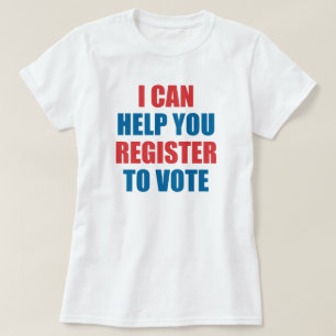 ICH KANN IHNEN BEI DER ABSTIMMUNG HELFEN. T-Shirt