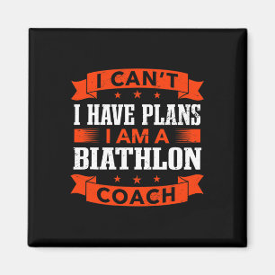 Ich kann kein Biathlon-Trainer Biathlet haben Magnet