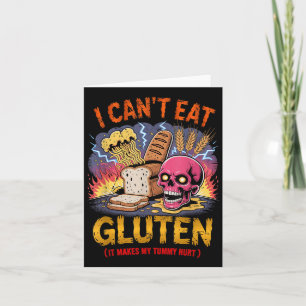 Ich kann kein Gluten essen, es macht meinen Tumor Karte
