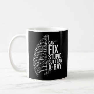 Ich kann keine Dummheit reparieren, aber ich kann  Kaffeetasse