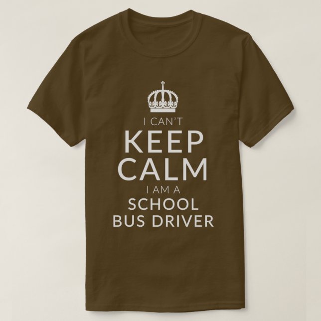 Ich kann keine Ruhe Behalten haben, ich bin Schulb T-Shirt (Design vorne)