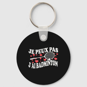 Ich kann keinen Badminton Bad Badminton Player Spa Schlüsselanhänger