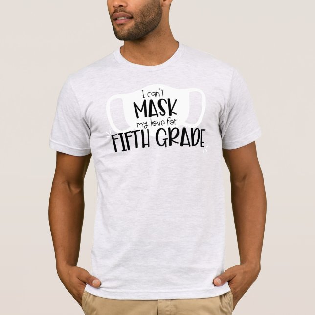 Ich kann meine Liebe nicht für die fünfte Stufe fr T-Shirt (Vorderseite)