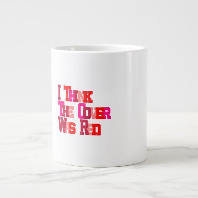 Ich kann mich nicht an den Titel erinnern, aber.. Jumbo-Tasse (Vorderseite)