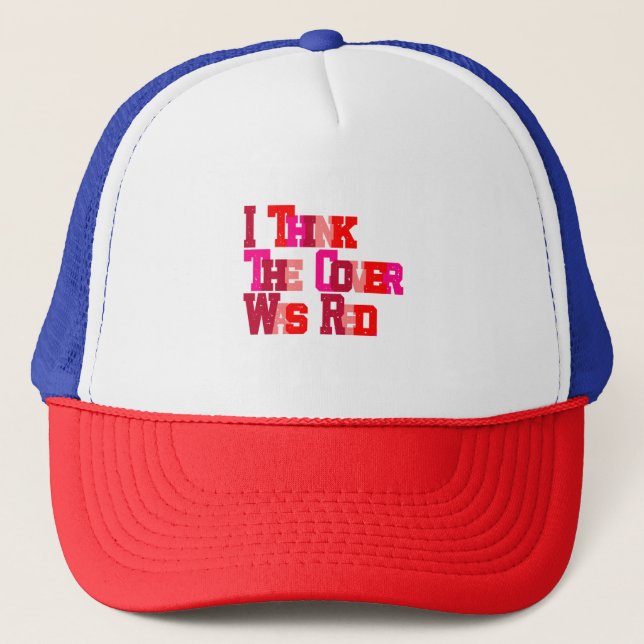 Ich kann mich nicht an den Titel erinnern, aber.. Truckerkappe (Vorderseite)