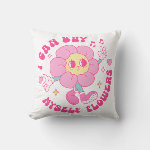 Ich kann mir selbst Blume kaufen Kissen
