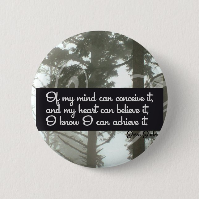 Ich kann motivierend Knopf erzielen Button (Vorderseite)