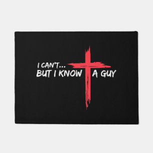 Ich kann nicht, aber ich kenne einen Typ Jesus Cro Fußmatte