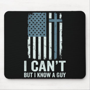 Ich kann nicht, aber ich kenne einen Typ Jesus Kre Mousepad