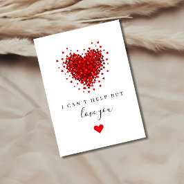 Ich kann nicht anders, als dich zu lieben Romantis Feiertagskarte