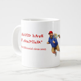 Ich kann nicht aufhören zu pinkeln! Jumbo-Tasse
