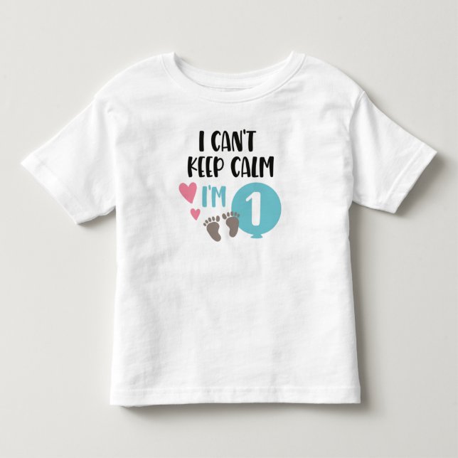 Ich kann nicht Behalten, dass ich 1 bin Kleinkind T-shirt (Vorderseite)