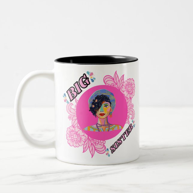 Ich kann nicht Behalten, dass ich eine große Schwe Zweifarbige Tasse (Links)
