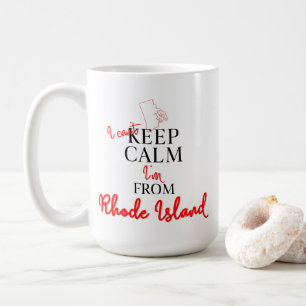 Ich kann nicht Behalten, dass ich von Rhode Island Kaffeetasse