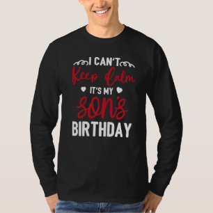 Ich kann nicht Behalten Ruhe Es ist mein Sohn Gebu T-Shirt