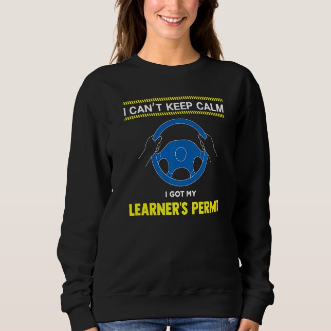 Ich kann nicht Behalten, Ruhe, ich Got meinen Lern Sweatshirt (Vorderseite)
