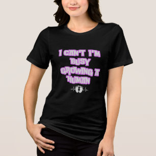 Ich kann nicht damit beschäftigt sein, einen Mensc Tri-Blend Shirt