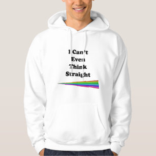 Ich kann nicht einmal direkt denken hoodie