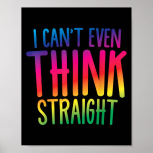 Ich kann nicht einmal direkt denken poster