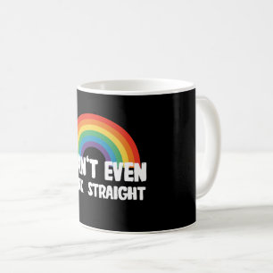Ich kann nicht einmal geradeaus denken Lustiger sc Kaffeetasse