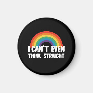 Ich kann nicht einmal geradeaus denken Lustiger sc Magnet