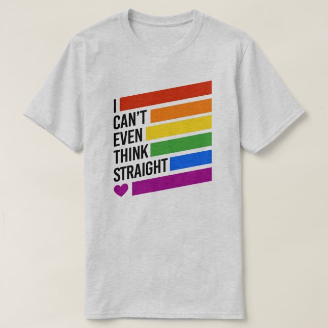 Ich kann nicht einmal richtig denken T-Shirt (Design vorne)