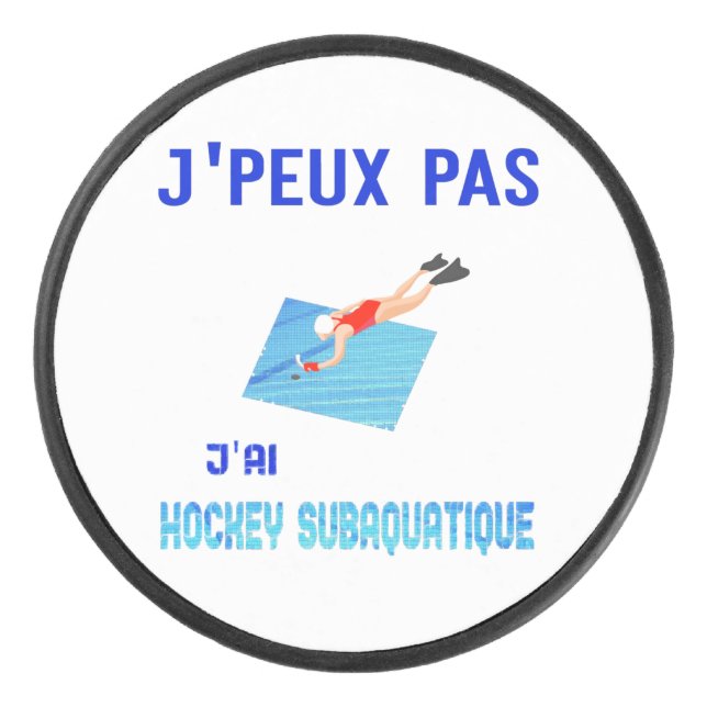 Ich kann nicht. eishockey puck (Vorderseite)