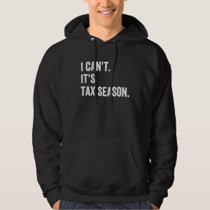 Ich kann nicht, es ist Steuersaison Lustige Buchha Hoodie