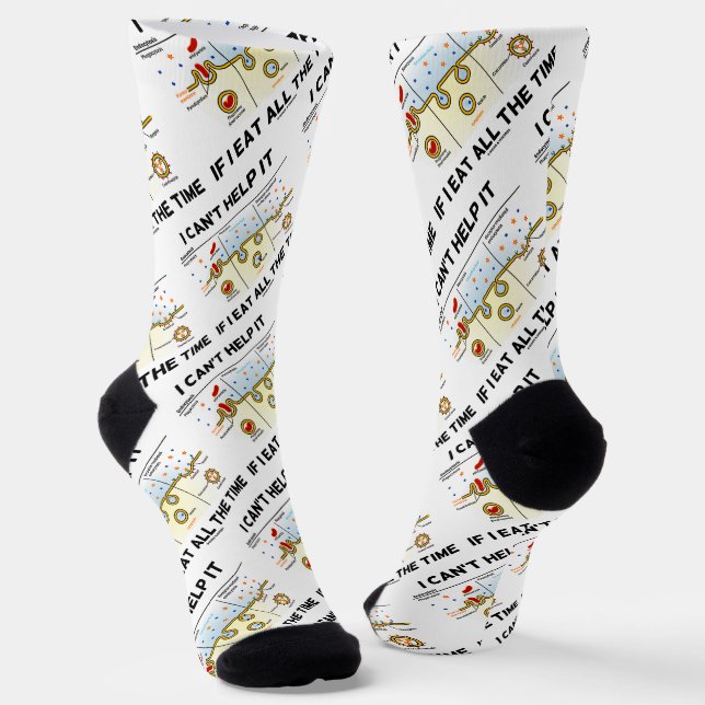 Ich kann nicht helfen, wenn ich die ganze Zeit End Socken (Gewinkelt)