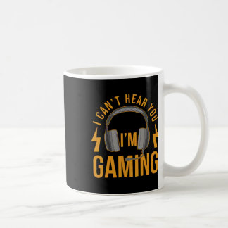 Ich kann nicht hören, dass ich Shirt-Funny-Videosp Kaffeetasse