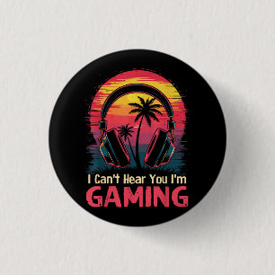 Ich kann nicht hören, dass ich Videospiele spiele  Button