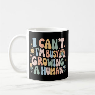 Ich kann nicht, ich bin beschäftigt, einen Mensche Kaffeetasse