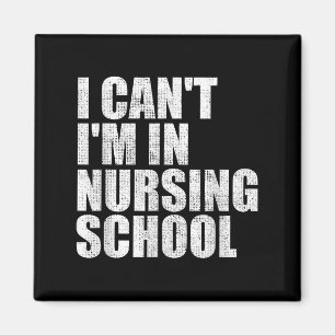 Ich kann nicht, ich bin in der Krankenpflegeschule Magnet