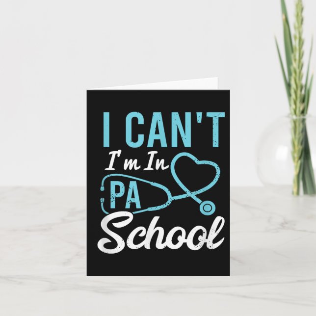 Ich kann nicht, ich bin in PA-Schulärztin, soforti Karte (Vorderseite)