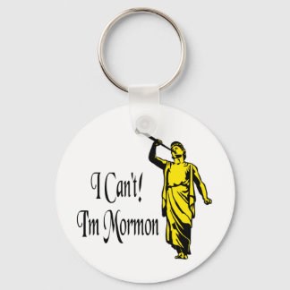 Ich kann nicht, ich bin Mormon Schlüsselanhänger