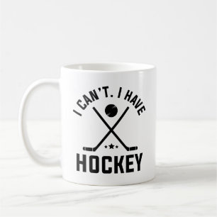 Ich kann nicht, ich habe Hockey Kaffeetasse