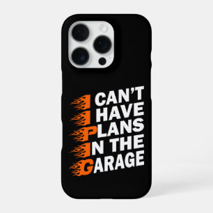Ich kann nicht, ich habe Pläne in der Garage Auto  iPhone 16 Pro Hülle