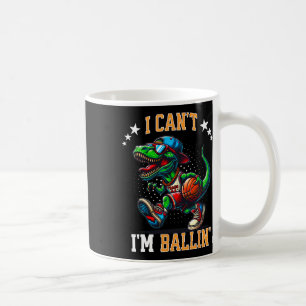 Ich kann nicht, ich zeichne Skelett Dinosaurier T Kaffeetasse