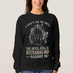 Ich kann nicht in die Hölle, der Teufel hat immer Sweatshirt