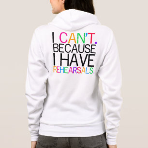 Ich kann nicht (mehrfarbig) Frauenhorodie Hoodie