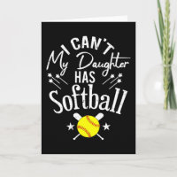 Ich kann nicht, meine Tochter hat Softball - Gesch
