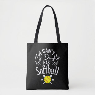 Ich kann nicht, meine Tochter hat Softball - Gesch Tasche