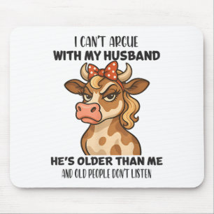 Ich kann nicht mit meiner Ehemännchen Funny Husban Mousepad