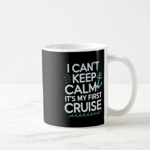 Ich kann nicht ruhig bleiben, es ist meine erste K Kaffeetasse