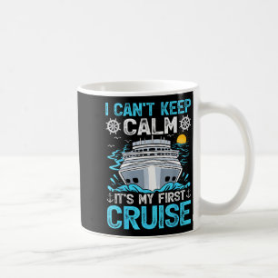 Ich kann nicht ruhig bleiben, es ist meine erste K Kaffeetasse