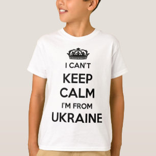 Ich kann nicht ruhig bleiben, ich bin aus der Ukra T-Shirt