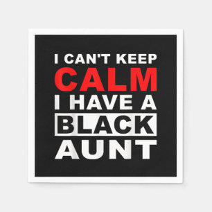 Ich kann nicht ruhig bleiben Ich habe ein Geschenk Serviette